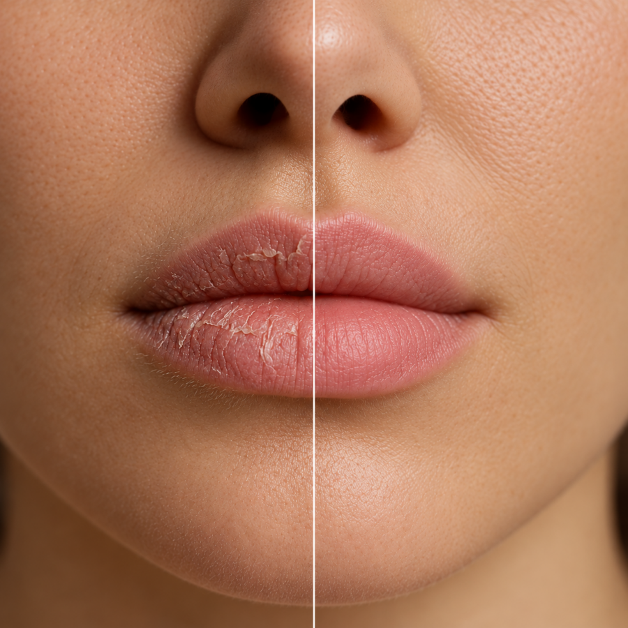 Dry, Cracked Lips: Care and Professional Assessment